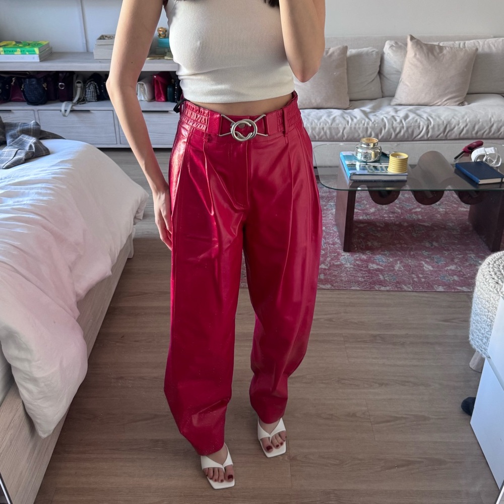 NWT Bottega Leather pants